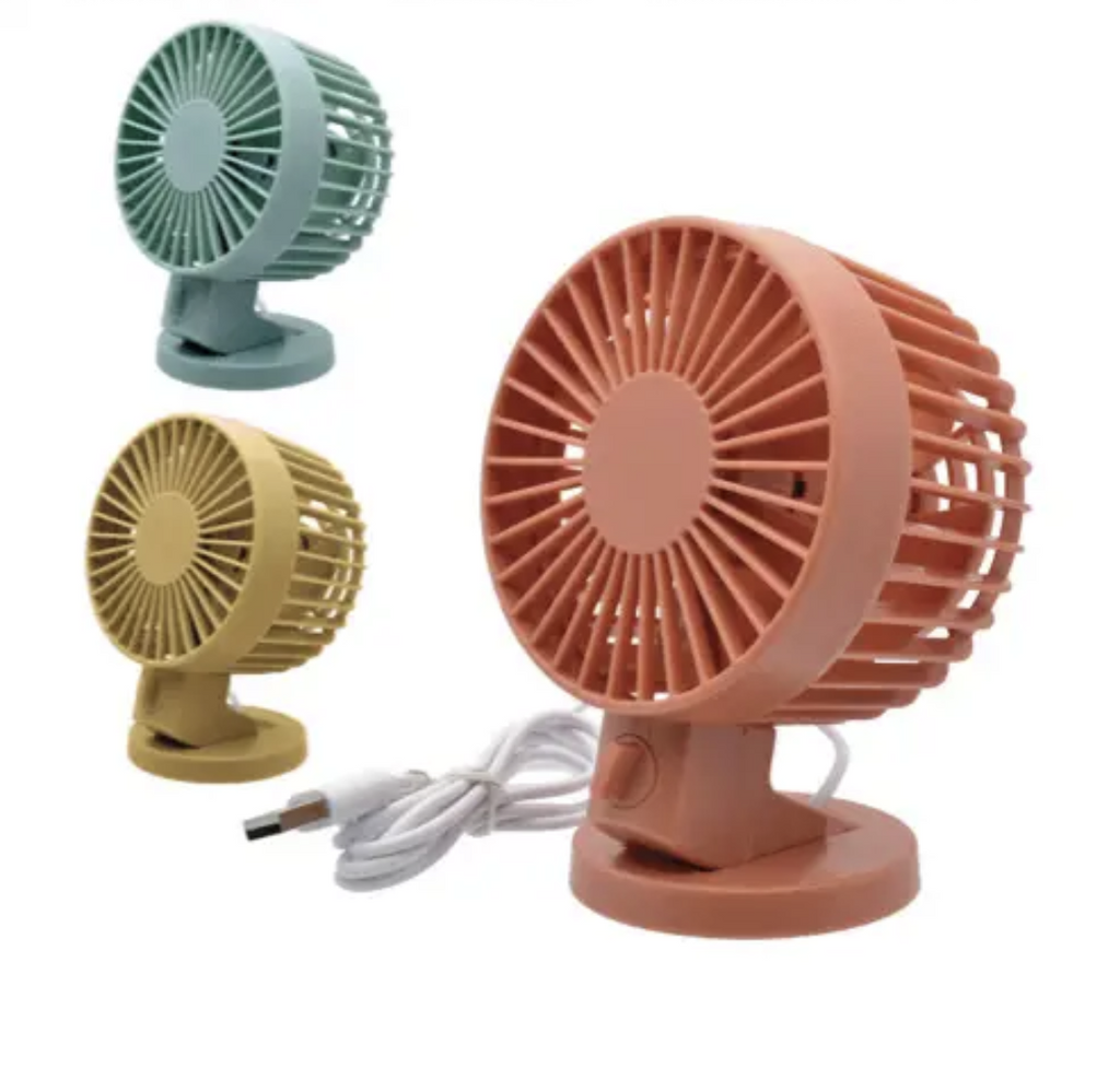 USB plastic turbo desk fan.