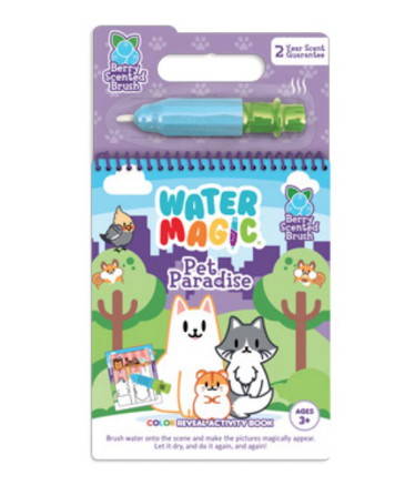 Water Magic pet paradise color react activity book.