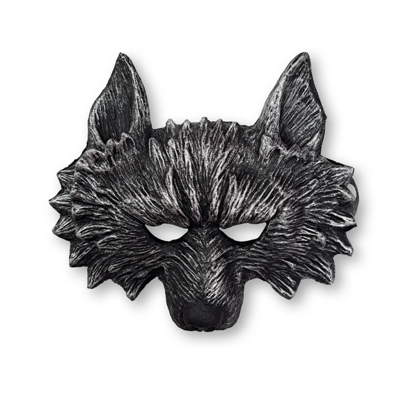 This black and silver foam rubber werewolf mask is  incredibly realistic and high-quality. The mask is made with openings for the eyes, nose, and mouth, ensuring optimal visibility and breathability.