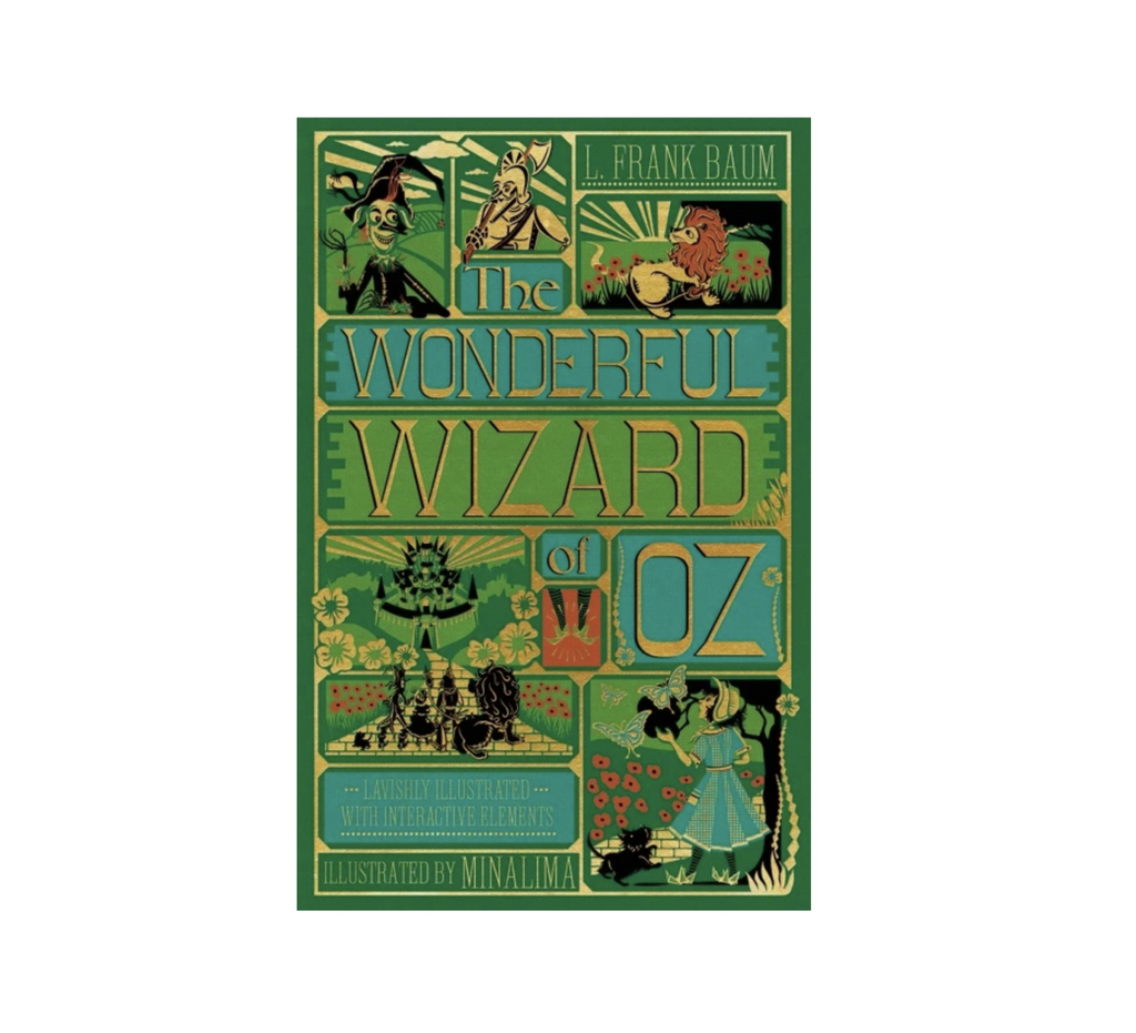 Cover of "The Wonderful Wizard of Oz: Lavishly Illustrated With Interactive Elements" by L. Frank Baum and Mina Alima.