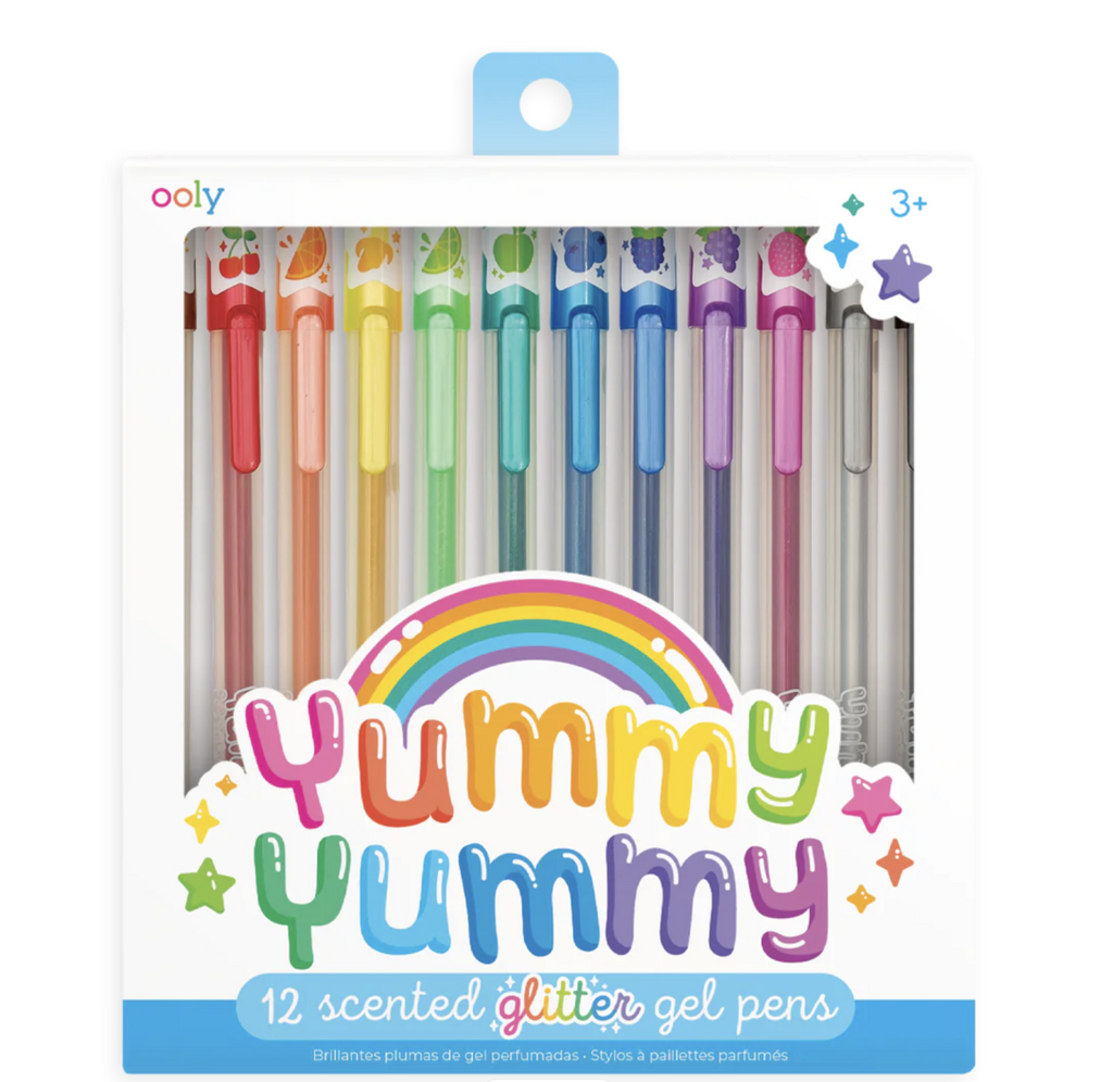 Ooly rainbow sparkle water-colour gel crayons set of 12 – Dilly