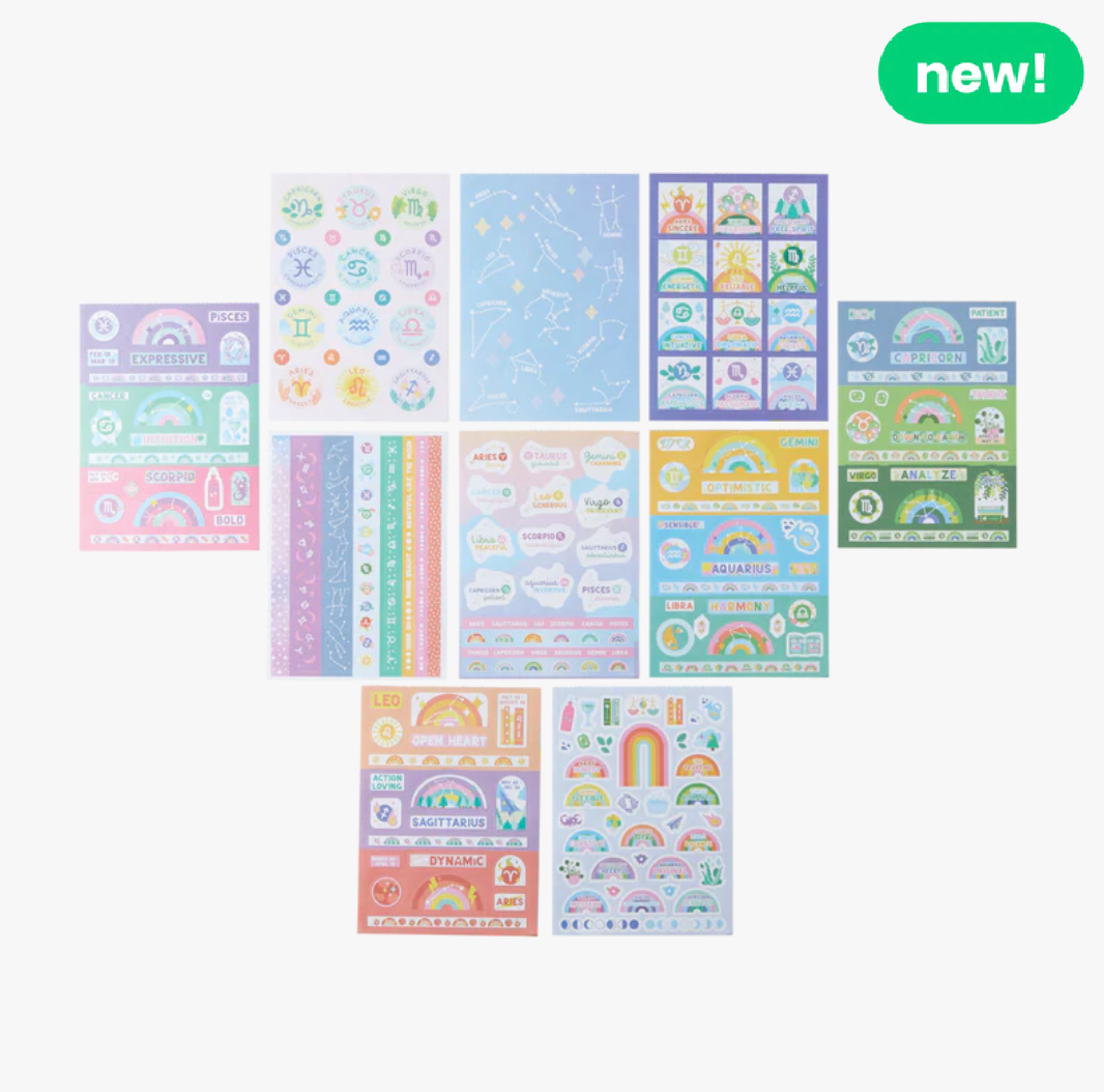 Zodiac Sticker Book – World of Mirth